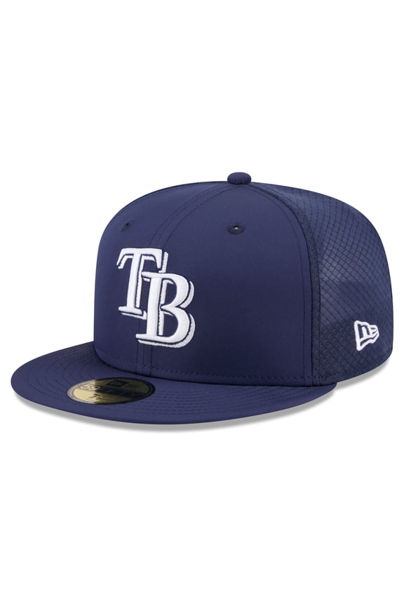 Youth New Era Navy Tampa Bay Rays Batting Practice 59FIFTY Fitted Hat