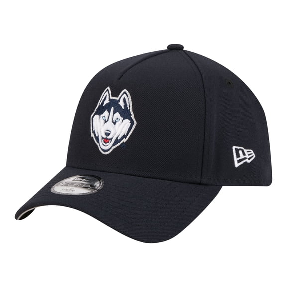 Youth New Era Navy UConn Huskies 9FORTY A-Frame Adjustable Hat