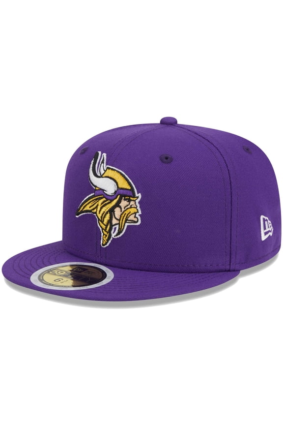 Youth New Era Purple Minnesota Vikings  Main 59FIFTY Fitted Hat