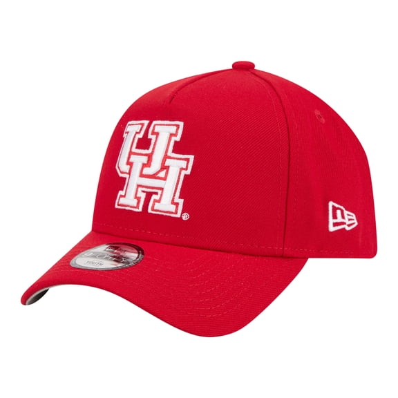 Youth New Era Red Houston Cougars 9FORTY A-Frame Adjustable Hat