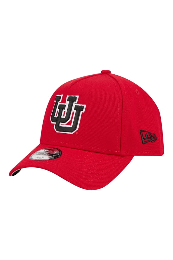 Youth New Era Red Utah Utes 9FORTY A-Frame Adjustable Hat