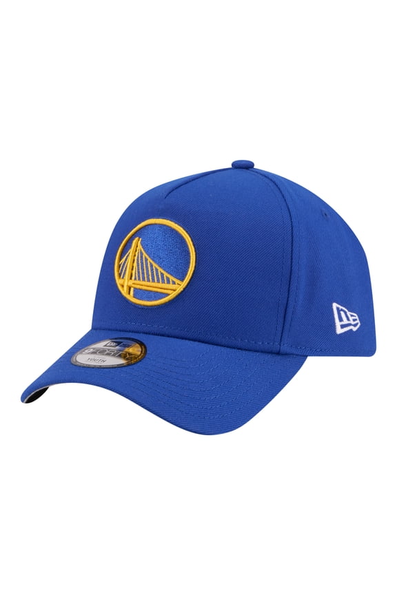 Youth New Era Royal Golden State Warriors 9FORTY A-Frame Adjustable Hat