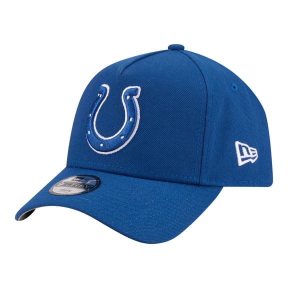 Youth New Era Royal Indianapolis Colts 9FORTY A-Frame Adjustable Hat
