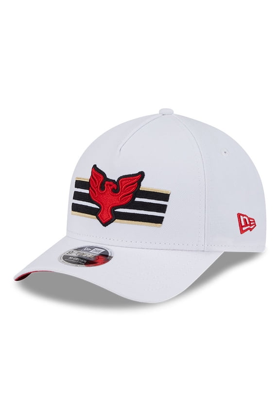 Men's New Era  White D.C. United 2025 Jersey Hook 9FORTY M-Crown Adjustable Hat