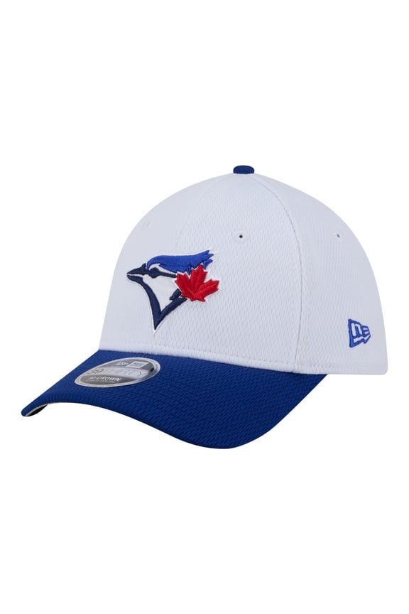 Youth New Era White/Royal Toronto Blue Jays Baseball 39THIRTY M-Crown Flex Hat