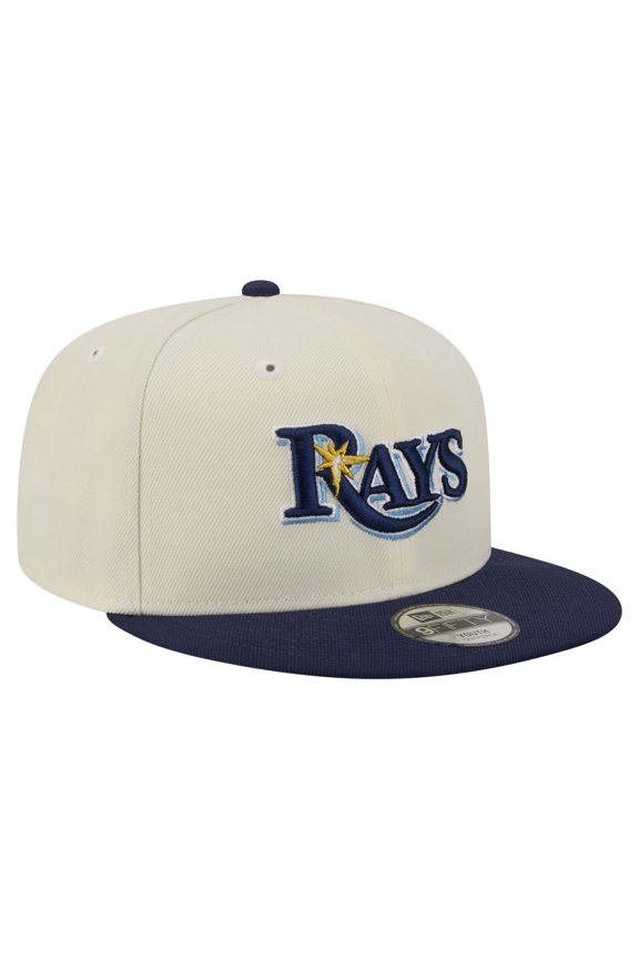 Youth New Era White Tampa Bay Rays Two-Tone 9FIFTY Snapback Hat
