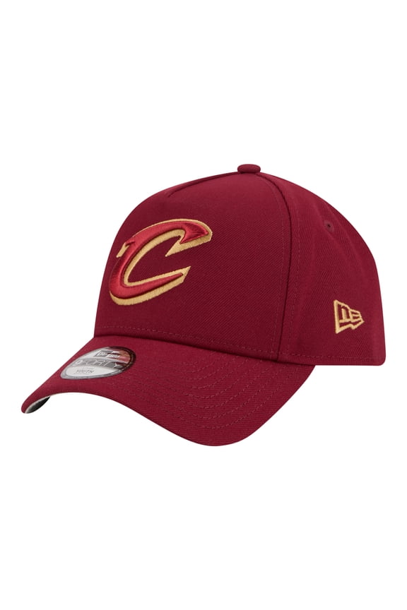 Youth New Era Wine Cleveland Cavaliers 9FORTY A-Frame Adjustable Hat