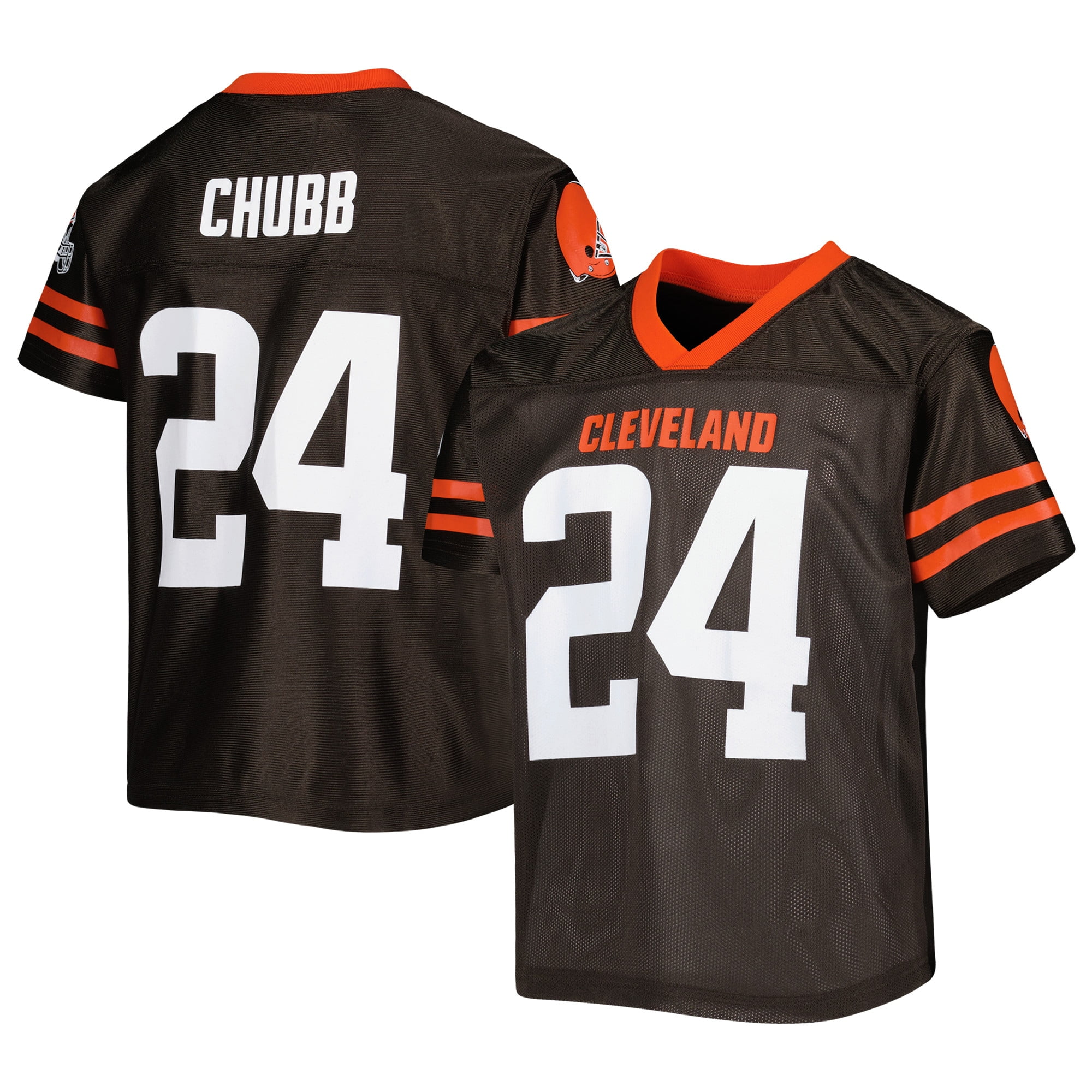 Youth Nick Chubb Brown Cleveland Browns Player Jersey 
