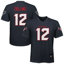 Youth Nico Collins Navy Houston Texans Replica Player Jersey