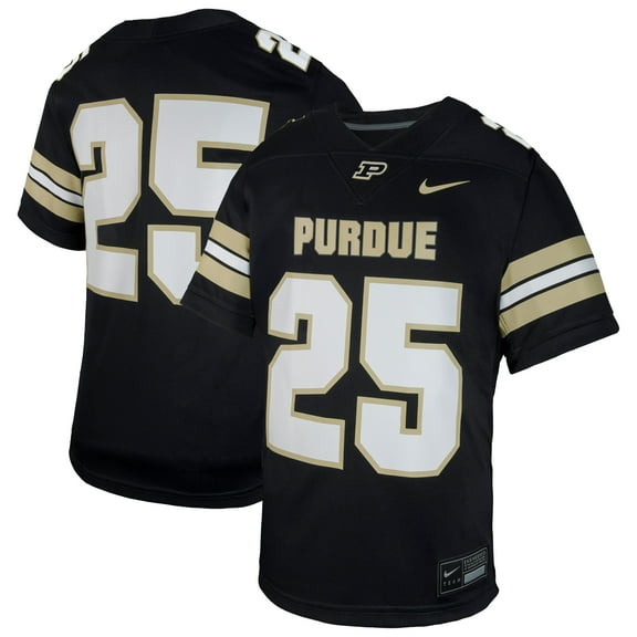 Youth Nike #1 Black Purdue Boilermakers Untouchable Replica Game Jersey