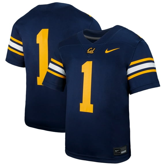 Youth Nike #1 Navy Cal Bears Untouchable Replica Game Jersey