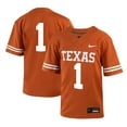 thumbnail image 1 of Youth Nike #1 Texas Orange Texas Longhorns Home  Untouchable Jersey, 1 of 3