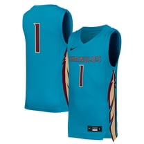 Youth Nike #1 Turquoise Florida State Seminoles Replica Basketball Jersey