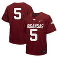 thumbnail image 1 of Youth Nike #5 Cardinal Arkansas Razorbacks Untouchable Football Jersey, 1 of 3