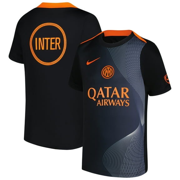 Youth Nike  Black Inter Milan 2025/26 Third Academy Pro Pre-Match Dri-Fit Top