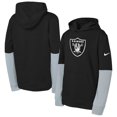 thumbnail image 1 of Youth Nike  Black Las Vegas Raiders  Club Pullover Hoodie, 1 of 3