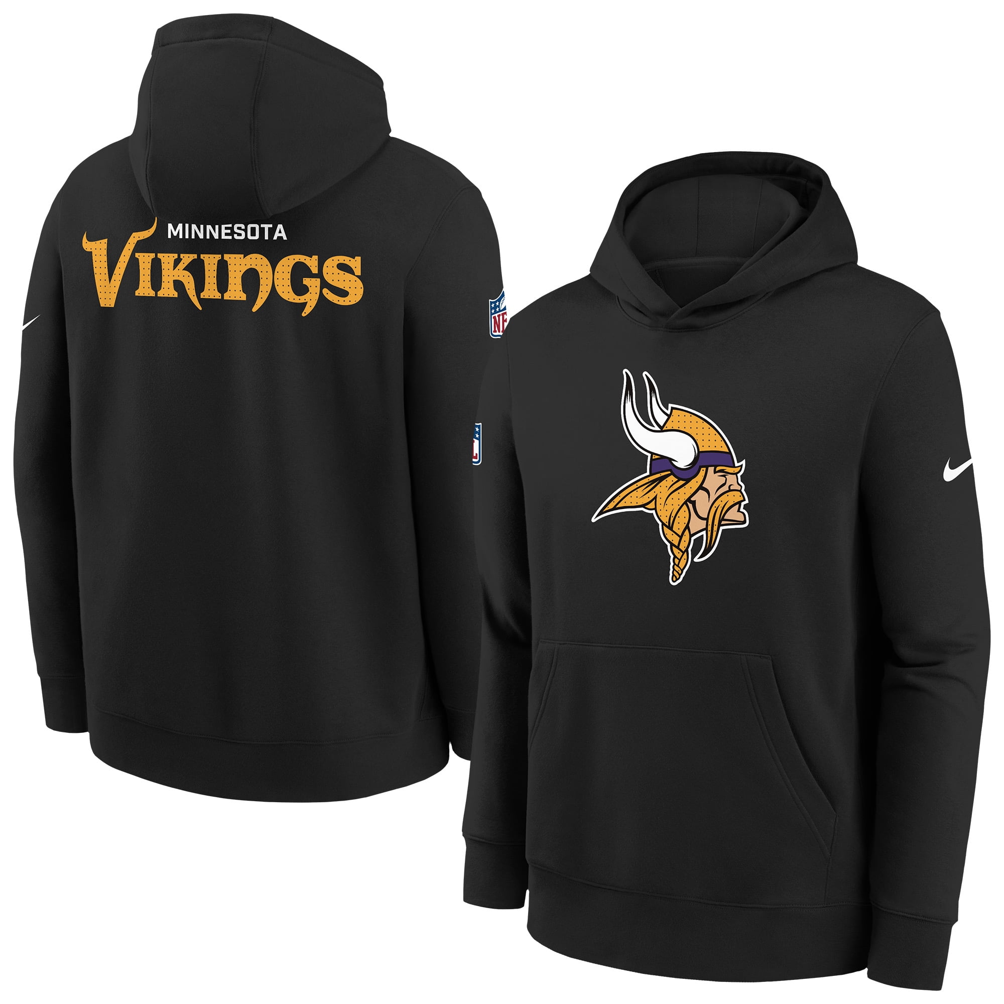 black nike vikings hoodie