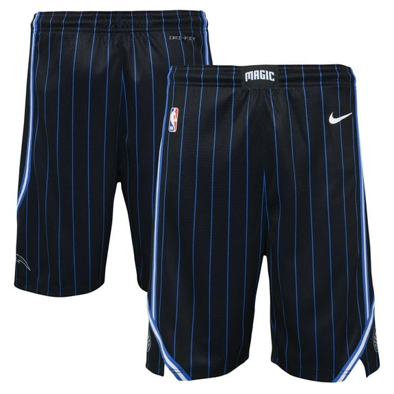Youth Nike Black Orlando Magic Swingman Performance Shorts - Icon Edition