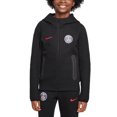 thumbnail image 1 of Youth Nike Black Paris Saint-Germain Tech Full-Zip Fleece Jacket, 1 of 2