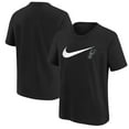 thumbnail image 1 of Youth Nike Black San Antonio Spurs Swoosh T-Shirt, 1 of 3