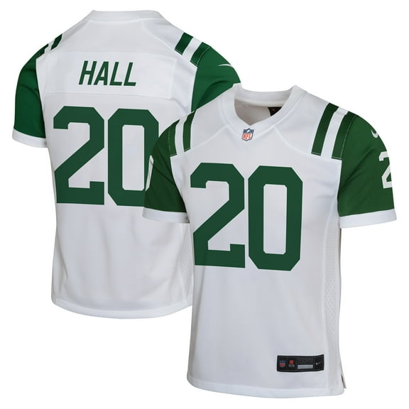 Youth Nike Breece Hall White New York Jets Game Jersey