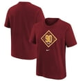thumbnail image 1 of Youth Nike Burgundy Washington Commanders 90th Anniversary Logo T-Shirt, 1 of 3
