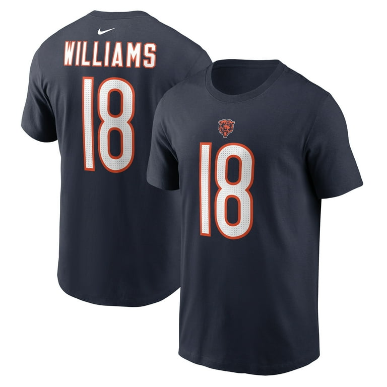 Youth Nike Caleb Williams Navy Chicago Bears Fuse Name Number T