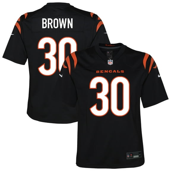 Youth Nike Chase Brown Black Cincinnati Bengals Youth