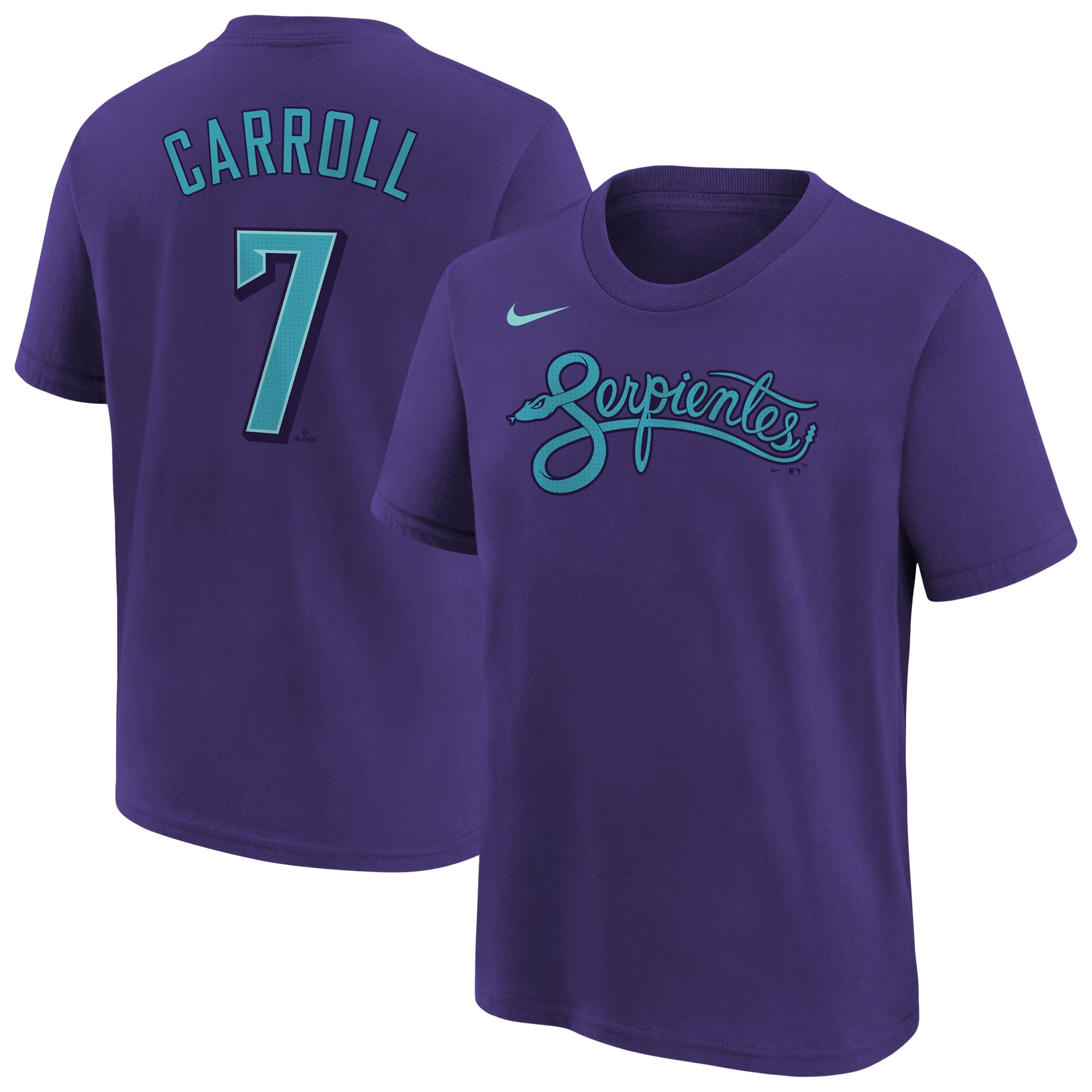 Youth Nike Corbin Carroll Purple Arizona Diamondbacks Fuse City