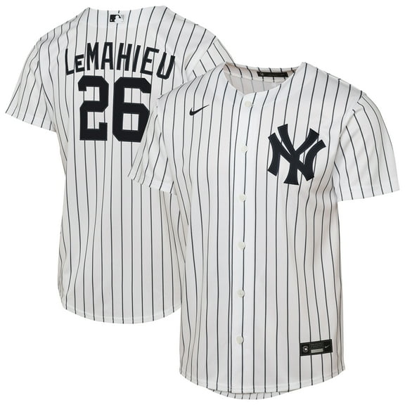Youth Nike DJ LeMahieu White New York Yankees Home Replica Player Jersey