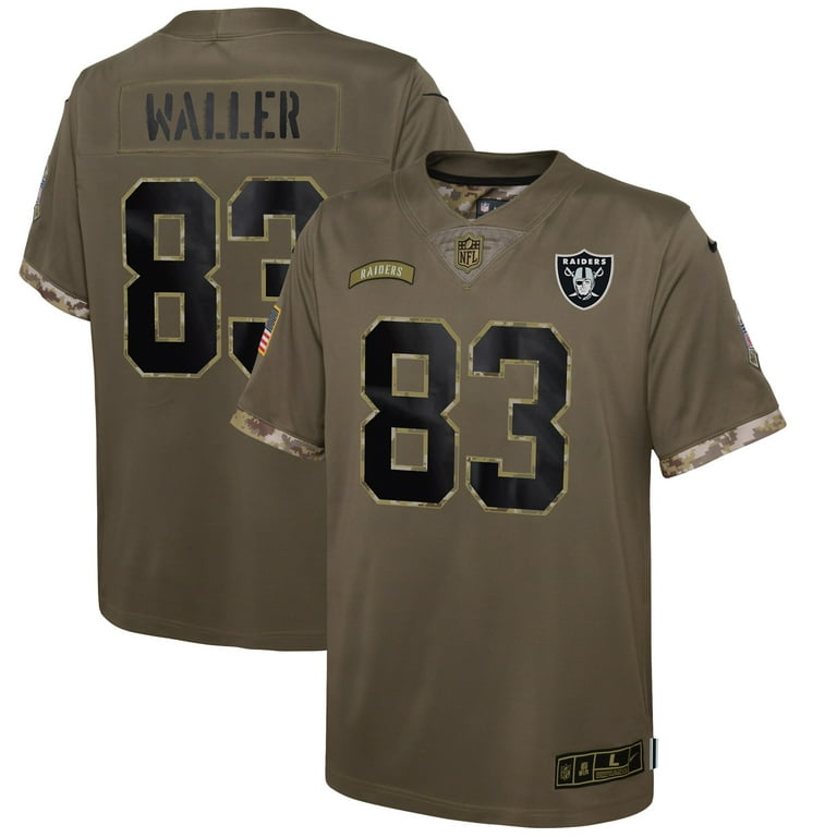 Youth Nike Darren Waller Olive Las Vegas Raiders Salute To Service