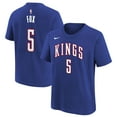 thumbnail image 1 of Youth Nike De'Aaron Fox Blue Sacramento Kings 2024/25 City Edition Name & Number T-Shirt, 1 of 3