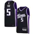thumbnail image 1 of Youth Nike De'Aaron Fox Purple Sacramento Kings Swingman Jersey - Icon Edition, 1 of 3