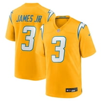 Youth Nike Derwin James Jr. Gold Los Angeles Chargers Alternate Charger Power Game Player Jersey