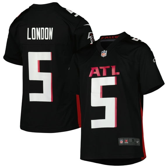 Youth Nike Drake London Black Atlanta Falcons Game Jersey