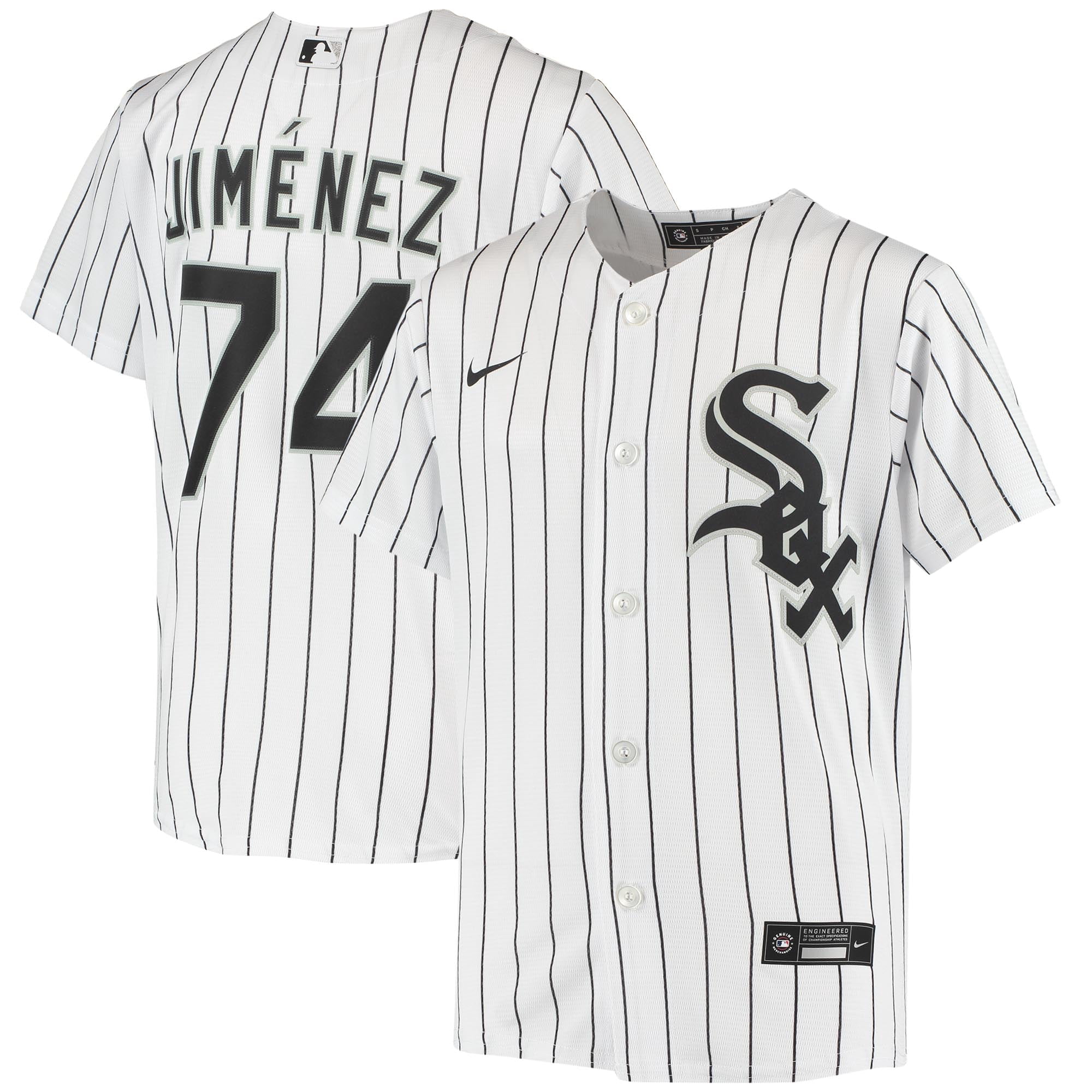 Youth Nike Eloy Jimenez White Chicago White Sox Alternate Replica Player  Jersey 