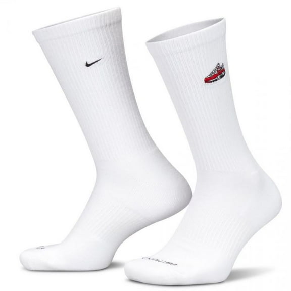 Youth Nike Everyday Plus Cushioned Crew Socks (1 Pair) - S
