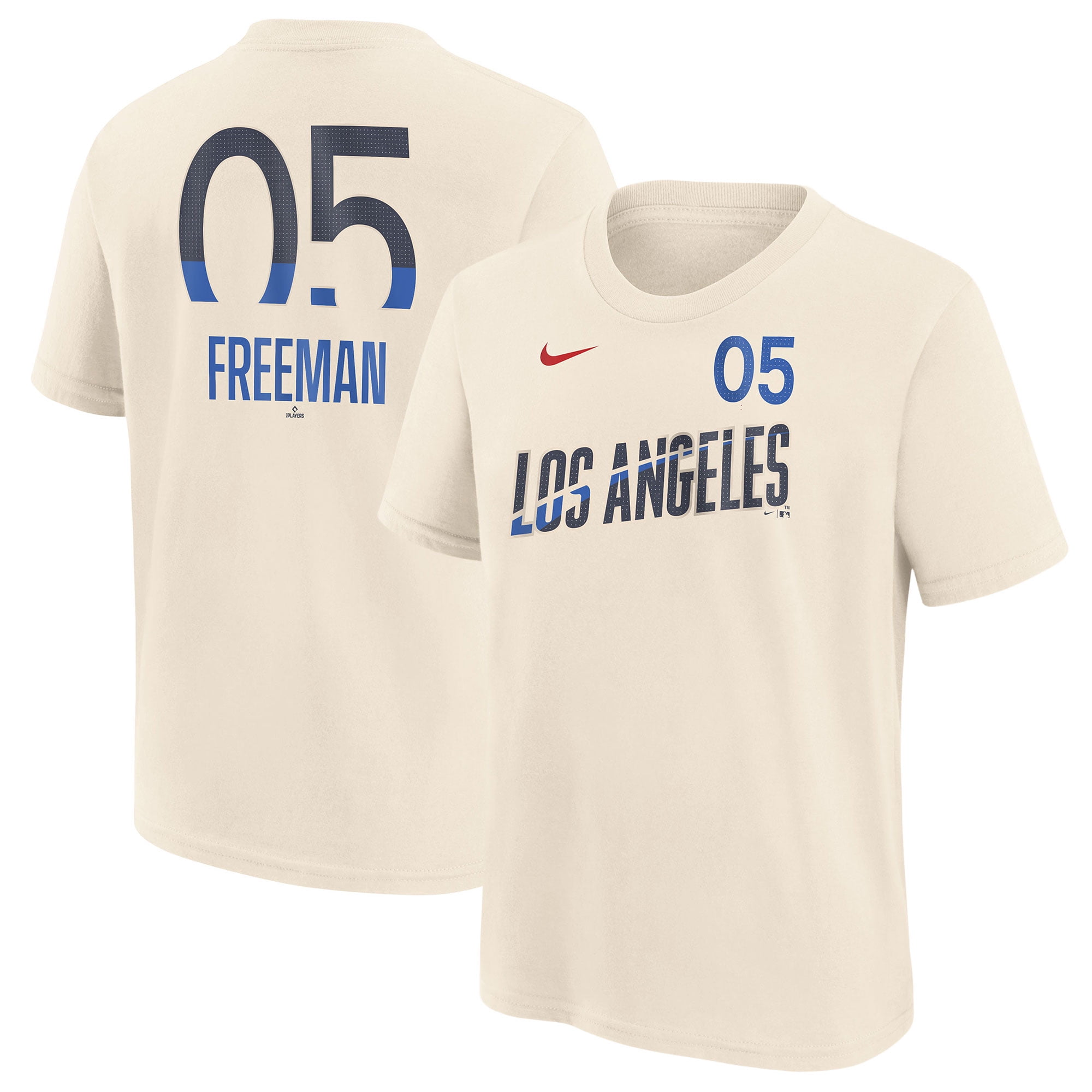 Youth Nike Freddie Freeman Cream Los Angeles Dodgers 2024 City Connect Name Number T Shirt Walmart