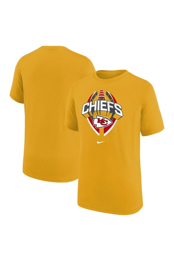 Youth Nike Gold Kansas City Chiefs Icon Legend T-Shirt