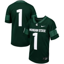 Youth Nike # Green Michigan State Spartans Football Game Jersey