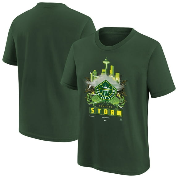 Youth-Nike  Green Seattle Storm Original Content T-Shirt