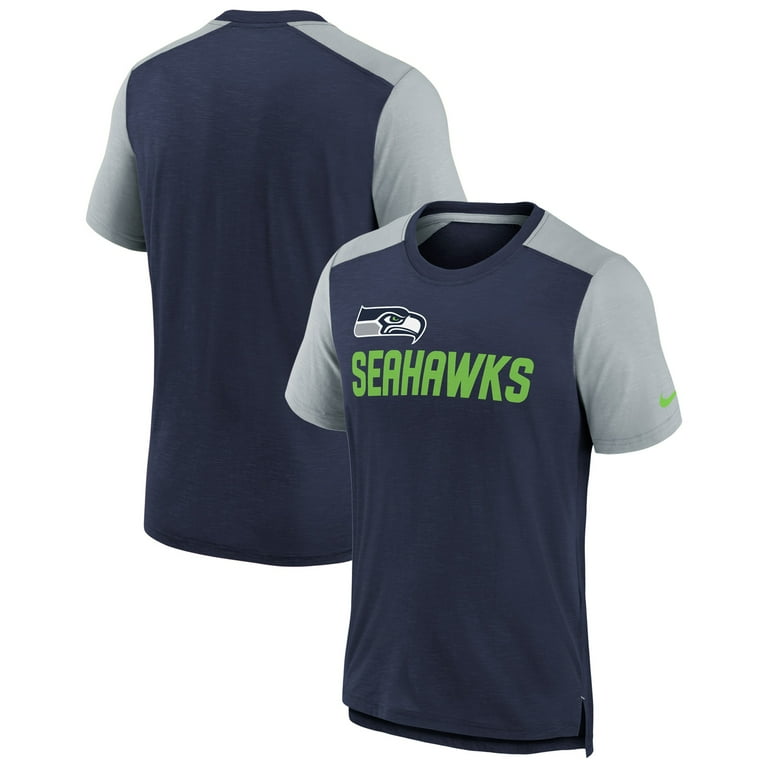 Youth Nike Heathered College Navy/Heathered Gray Seattle Seahawks
