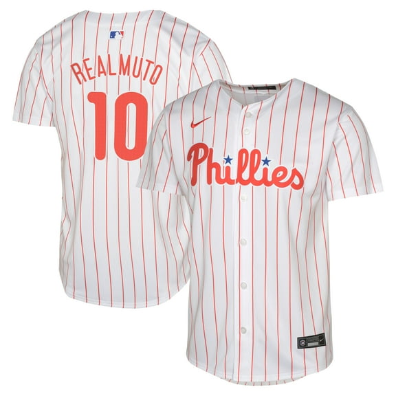 Youth Nike J.T. Realmuto White Philadelphia Phillies Home Limited Jersey