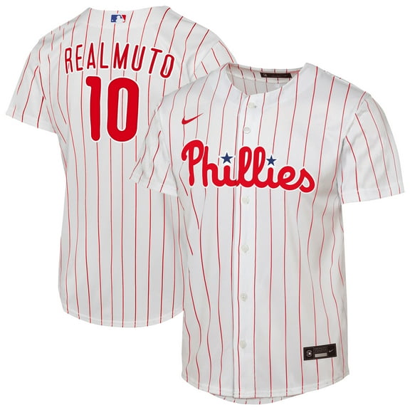 Youth Nike J.T. Realmuto White Philadelphia Phillies Home Replica Player Jersey