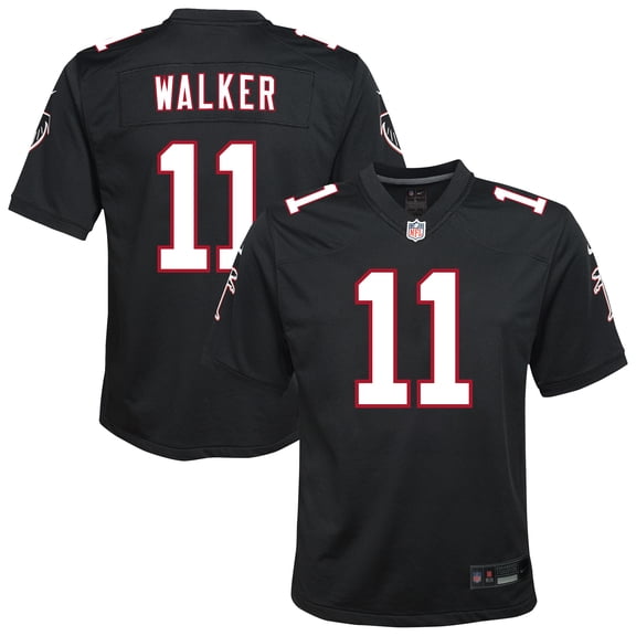 Youth Nike Jalon Walker Black Atlanta Falcons Alternate Game Jersey