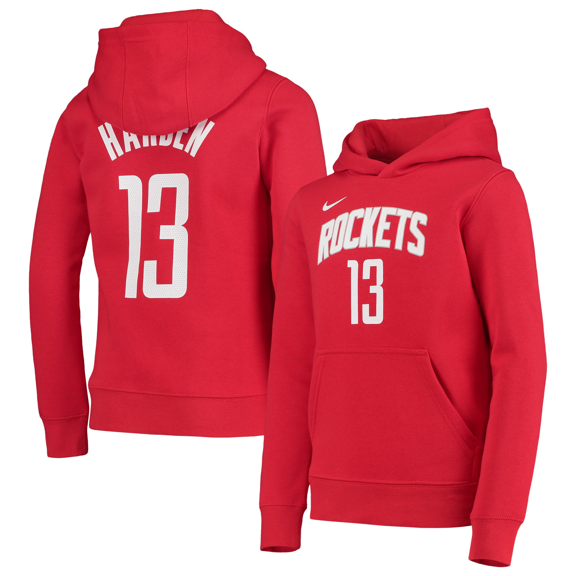 Youth Houston Rockets James Harden Red Icon Player Name & Number T