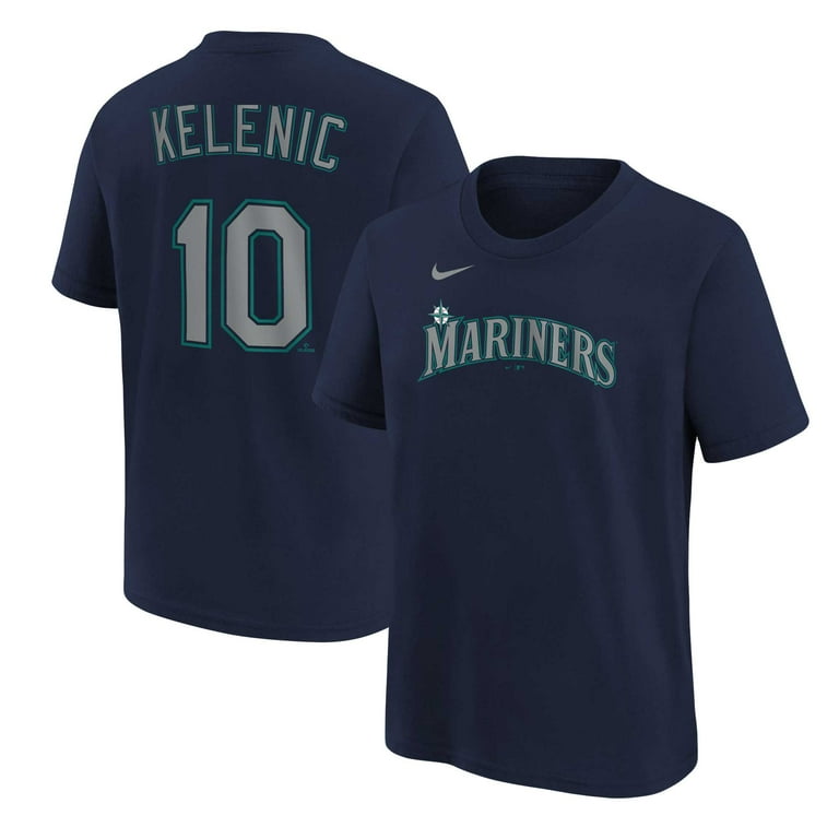Youth Nike Jarred Kelenic Navy Seattle Mariners Player Name