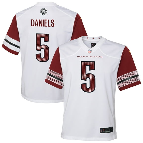 Youth Nike Jayden Daniels White Washington Commanders Game Jersey