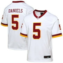 Youth Nike Jayden Daniels White Washington Commanders Game Super Bowl Era Jersey