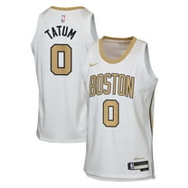 Youth Nike Jayson Tatum White Boston Celtics 2025/26 City Edition Swingman Jersey